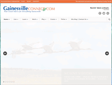 Tablet Screenshot of gainesvilleconnect.com